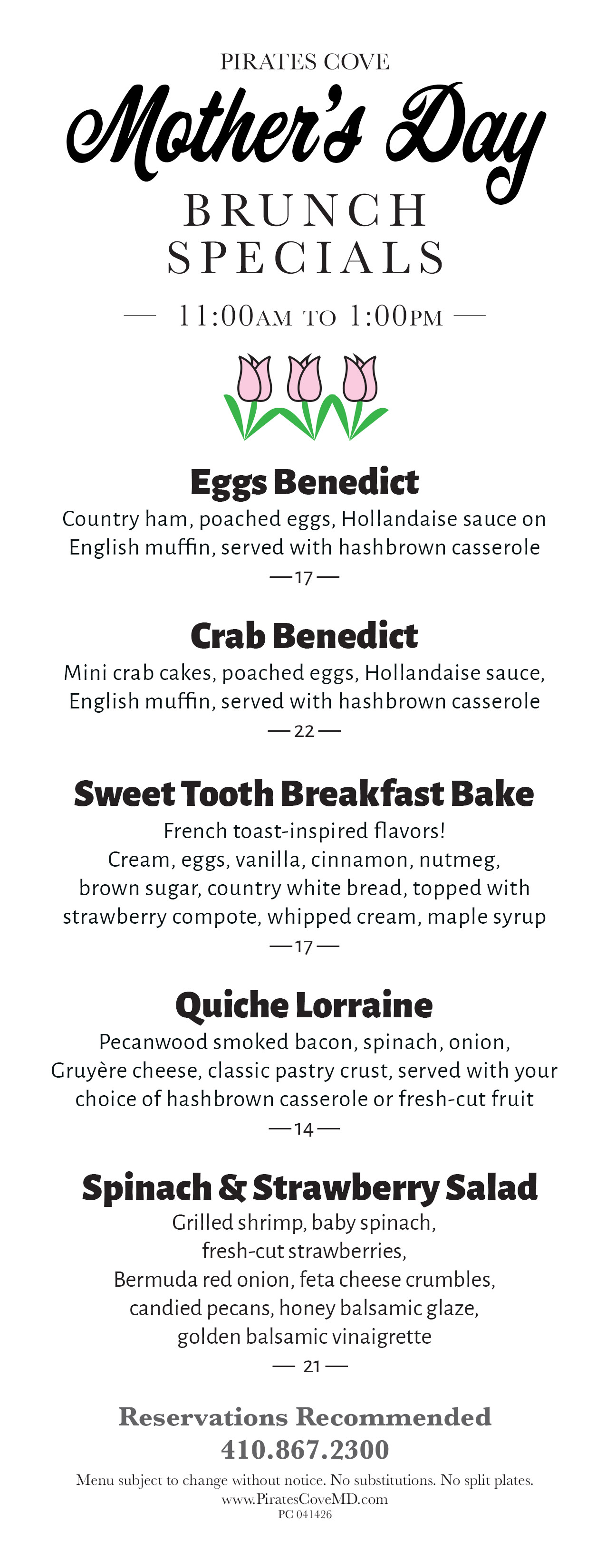 BrunchPC MothersDay MenuCards LTR4up WEB